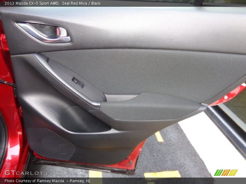 Zeal Red Mica / Black 2013 Mazda CX-5 Sport AWD