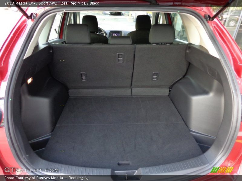 Zeal Red Mica / Black 2013 Mazda CX-5 Sport AWD