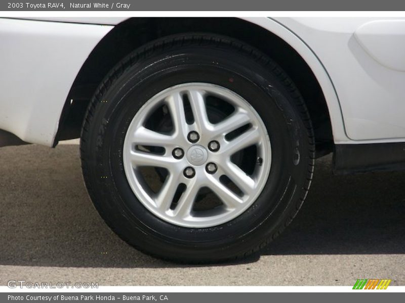 Natural White / Gray 2003 Toyota RAV4