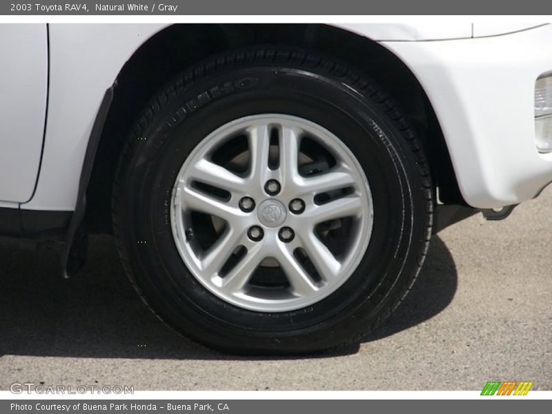 Natural White / Gray 2003 Toyota RAV4