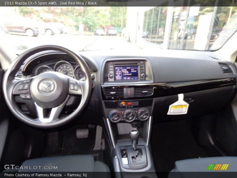 Zeal Red Mica / Black 2013 Mazda CX-5 Sport AWD