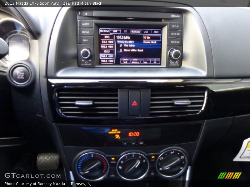 Zeal Red Mica / Black 2013 Mazda CX-5 Sport AWD