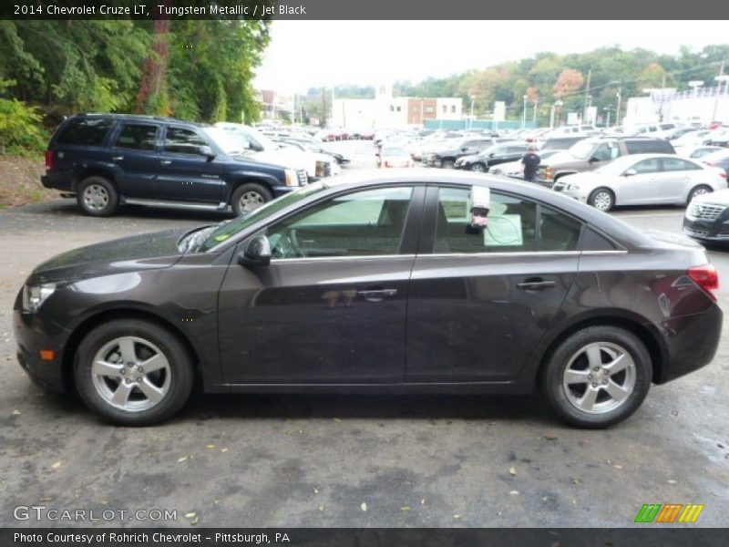 Tungsten Metallic / Jet Black 2014 Chevrolet Cruze LT