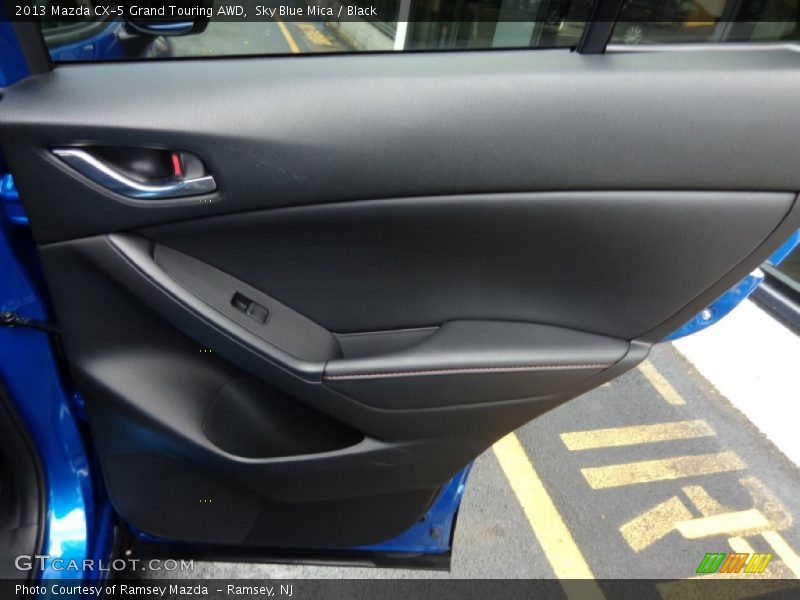 Sky Blue Mica / Black 2013 Mazda CX-5 Grand Touring AWD