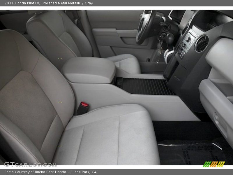 Polished Metal Metallic / Gray 2011 Honda Pilot LX