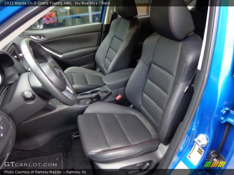 Sky Blue Mica / Black 2013 Mazda CX-5 Grand Touring AWD