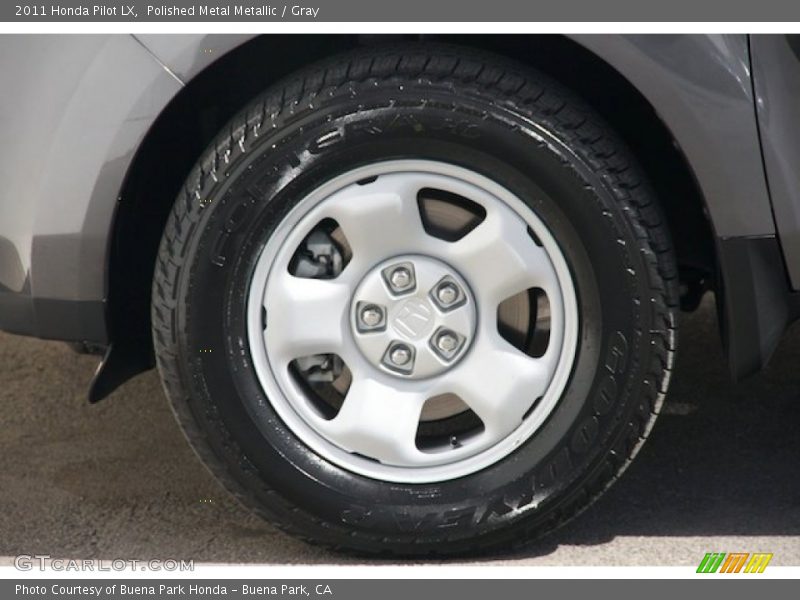 Polished Metal Metallic / Gray 2011 Honda Pilot LX