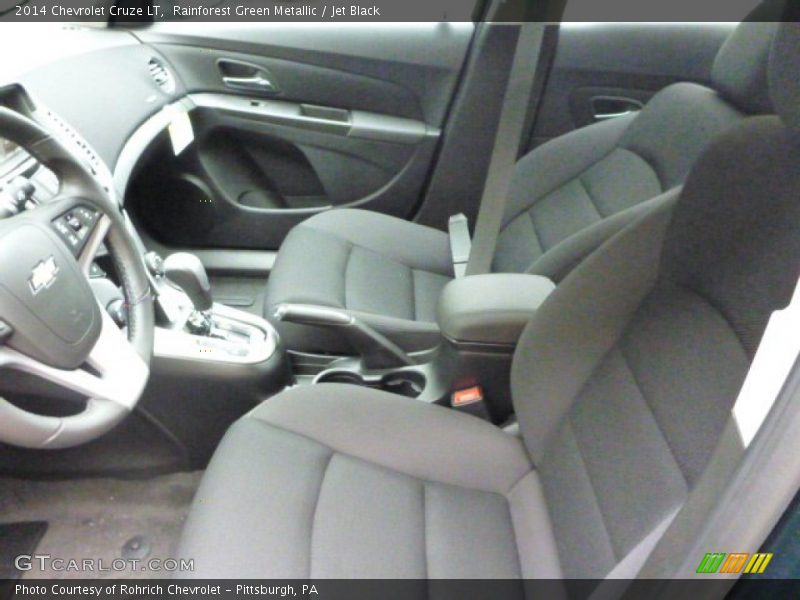 Rainforest Green Metallic / Jet Black 2014 Chevrolet Cruze LT