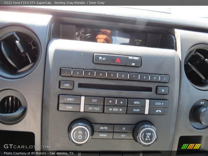 Sterling Gray Metallic / Steel Gray 2013 Ford F150 STX SuperCab