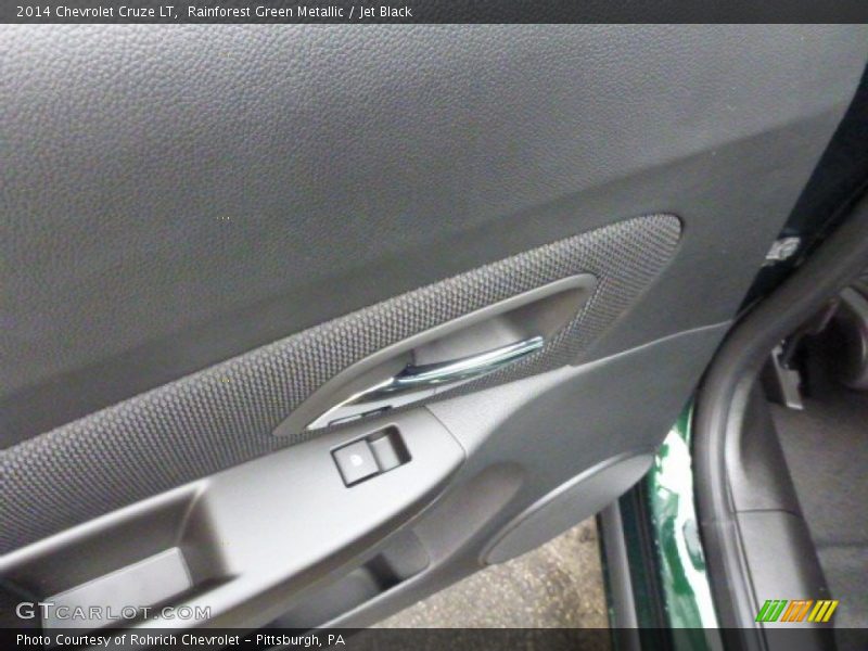 Rainforest Green Metallic / Jet Black 2014 Chevrolet Cruze LT