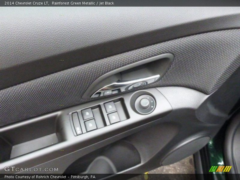 Rainforest Green Metallic / Jet Black 2014 Chevrolet Cruze LT