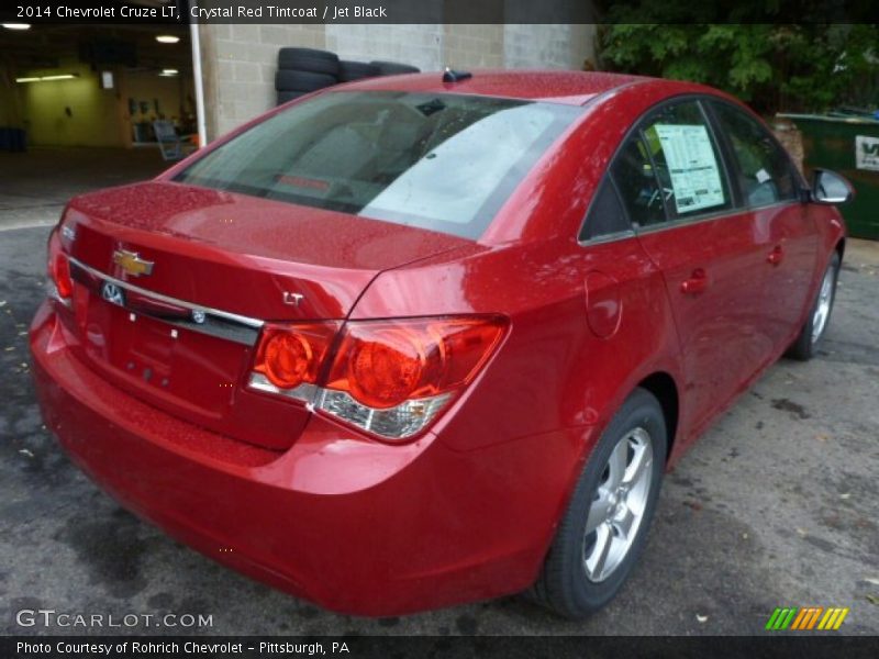 Crystal Red Tintcoat / Jet Black 2014 Chevrolet Cruze LT