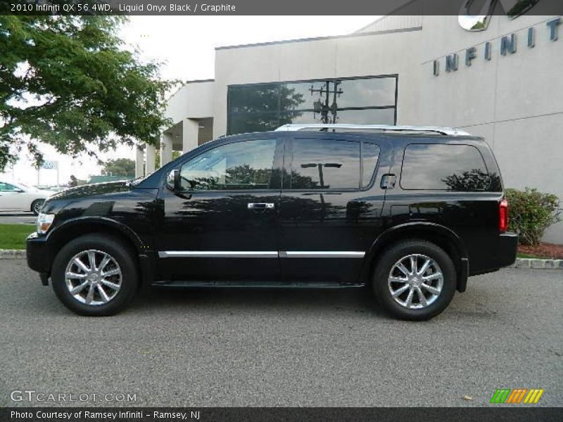 Liquid Onyx Black / Graphite 2010 Infiniti QX 56 4WD