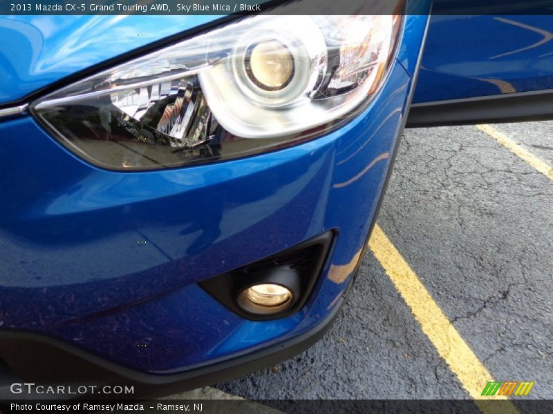 Sky Blue Mica / Black 2013 Mazda CX-5 Grand Touring AWD