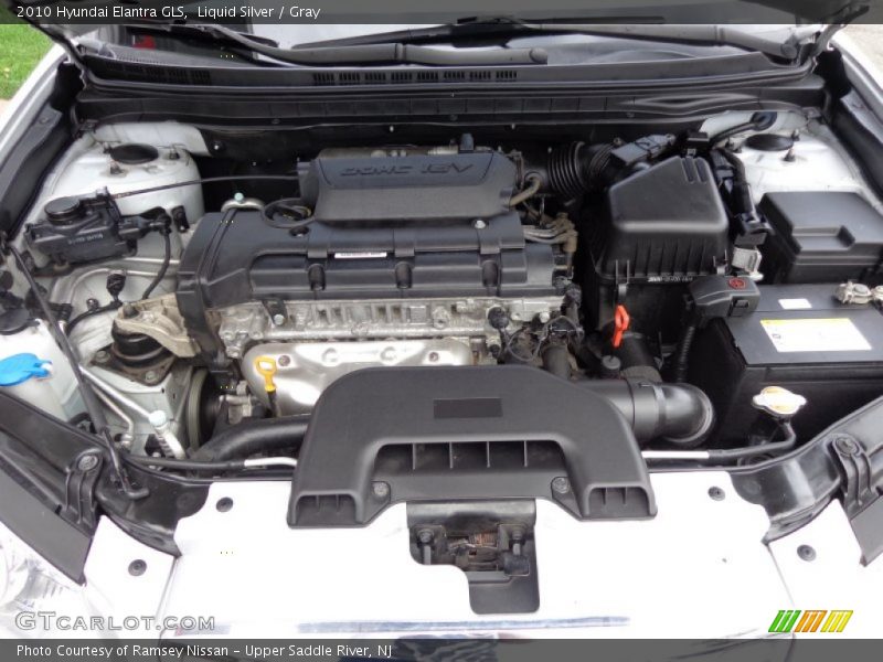 Liquid Silver / Gray 2010 Hyundai Elantra GLS