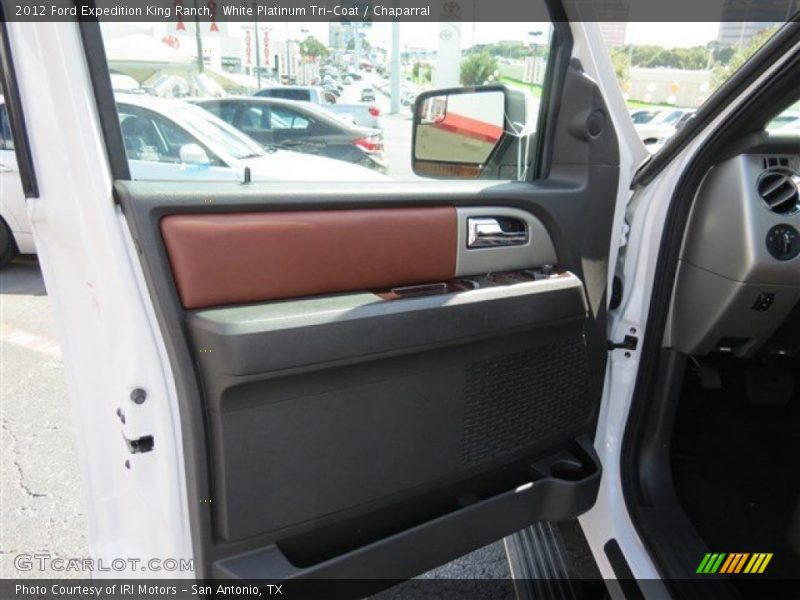 White Platinum Tri-Coat / Chaparral 2012 Ford Expedition King Ranch