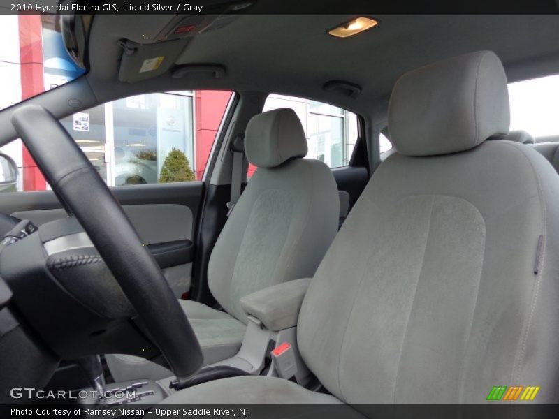Liquid Silver / Gray 2010 Hyundai Elantra GLS