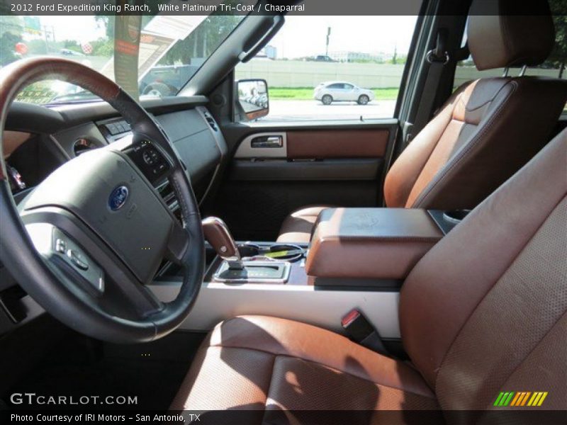 White Platinum Tri-Coat / Chaparral 2012 Ford Expedition King Ranch
