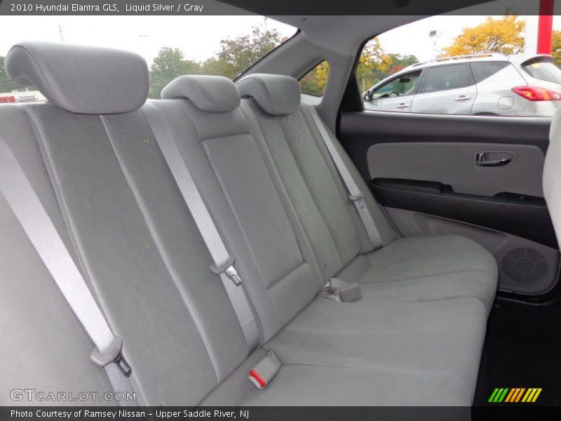 Liquid Silver / Gray 2010 Hyundai Elantra GLS