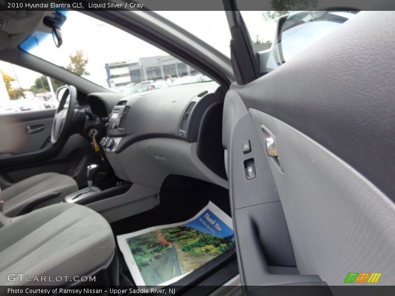 Liquid Silver / Gray 2010 Hyundai Elantra GLS