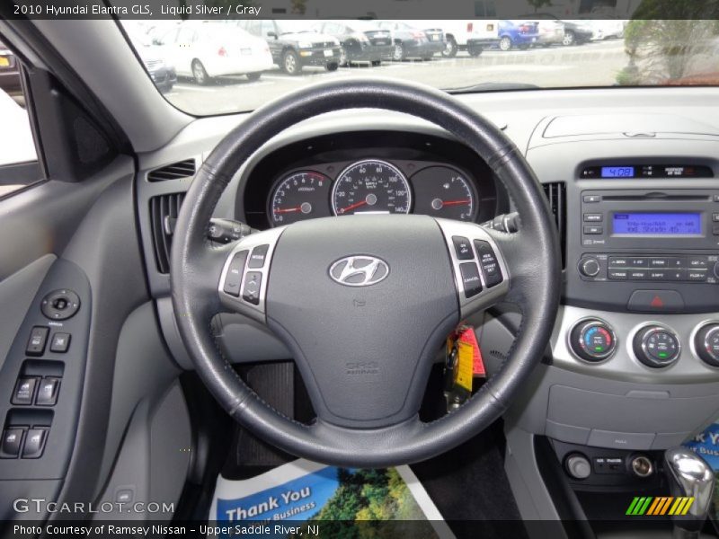 Liquid Silver / Gray 2010 Hyundai Elantra GLS