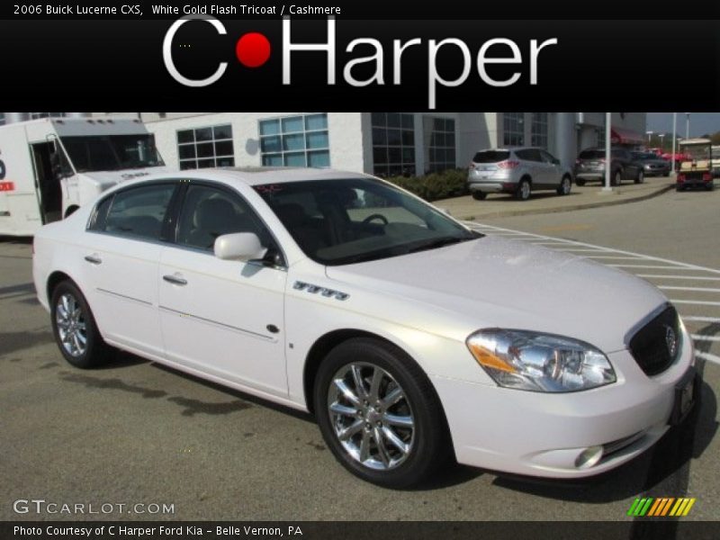 White Gold Flash Tricoat / Cashmere 2006 Buick Lucerne CXS