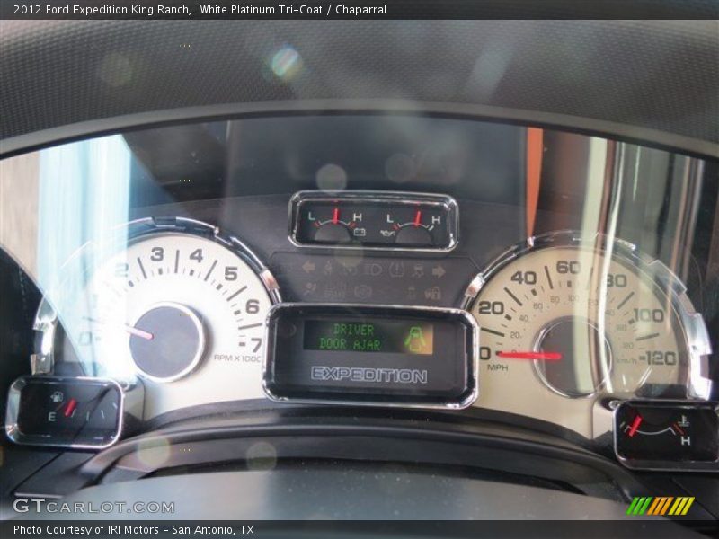 White Platinum Tri-Coat / Chaparral 2012 Ford Expedition King Ranch