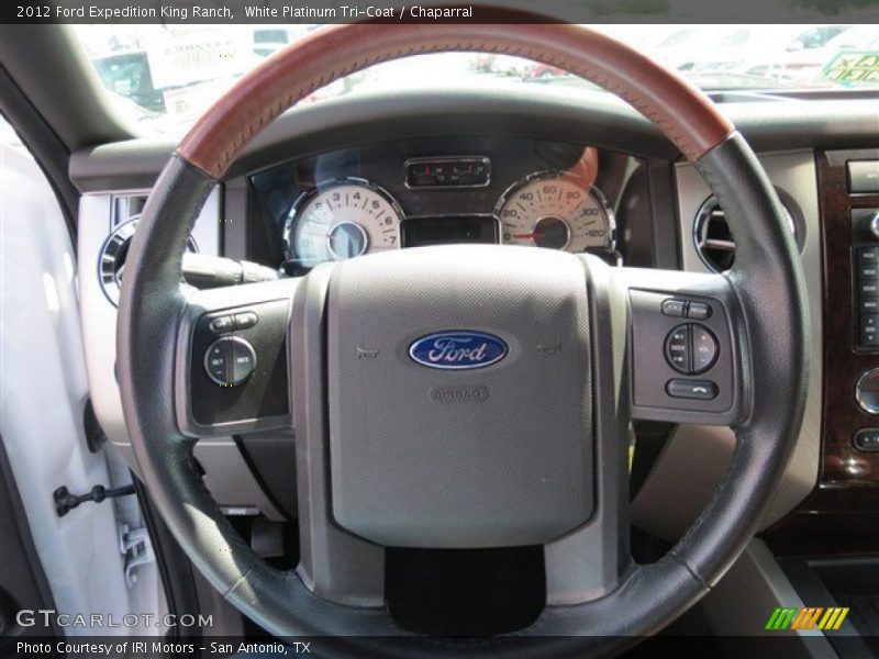 White Platinum Tri-Coat / Chaparral 2012 Ford Expedition King Ranch