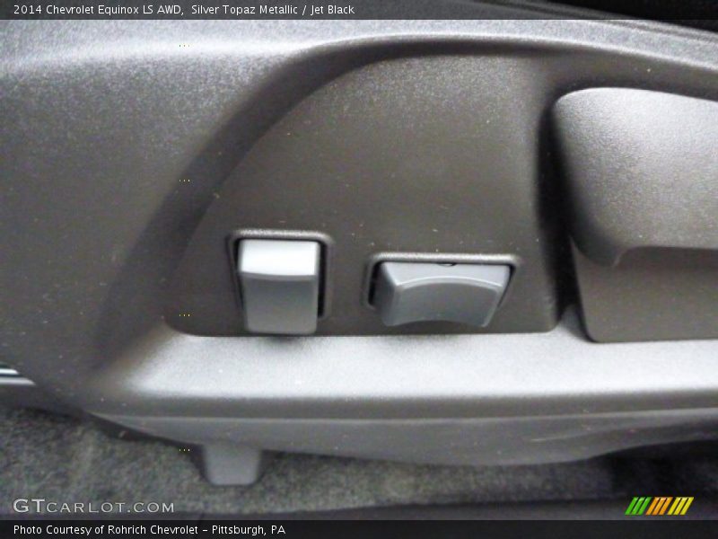 Silver Topaz Metallic / Jet Black 2014 Chevrolet Equinox LS AWD