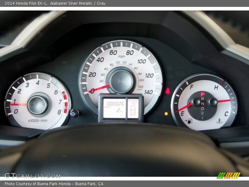  2014 Pilot EX-L EX-L Gauges