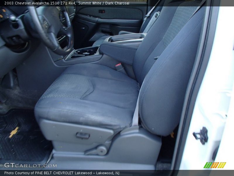 Summit White / Dark Charcoal 2003 Chevrolet Avalanche 1500 Z71 4x4
