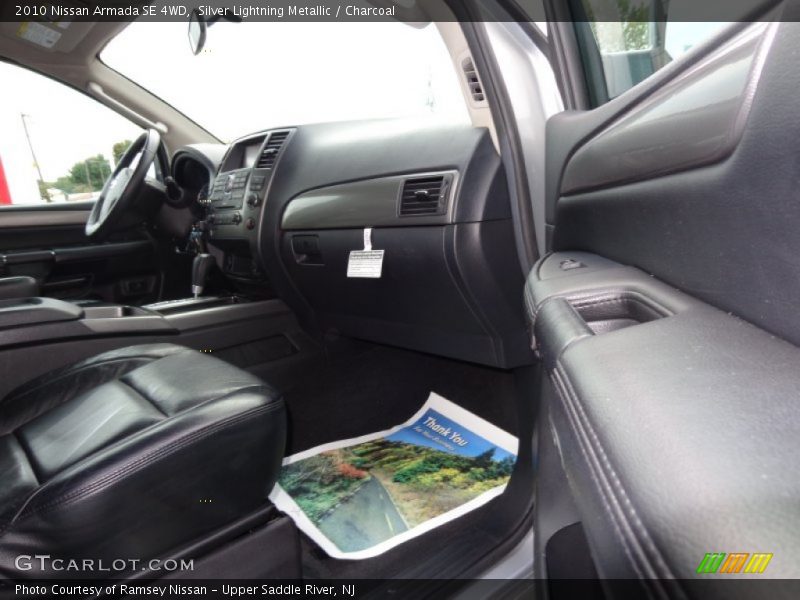 Silver Lightning Metallic / Charcoal 2010 Nissan Armada SE 4WD