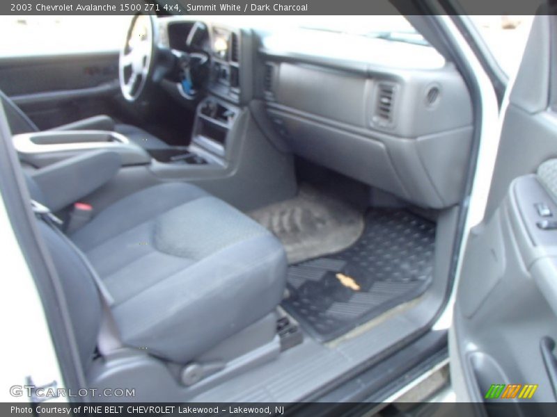 Summit White / Dark Charcoal 2003 Chevrolet Avalanche 1500 Z71 4x4