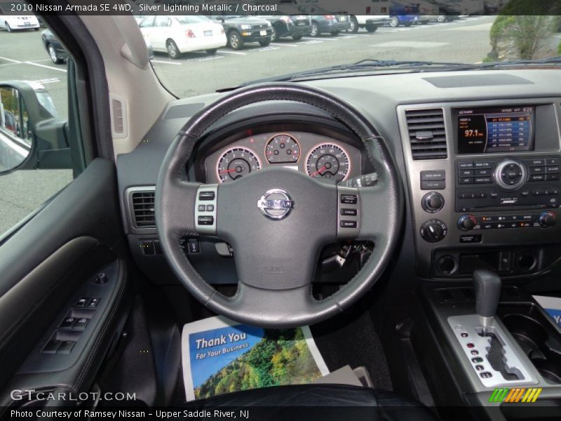 Silver Lightning Metallic / Charcoal 2010 Nissan Armada SE 4WD