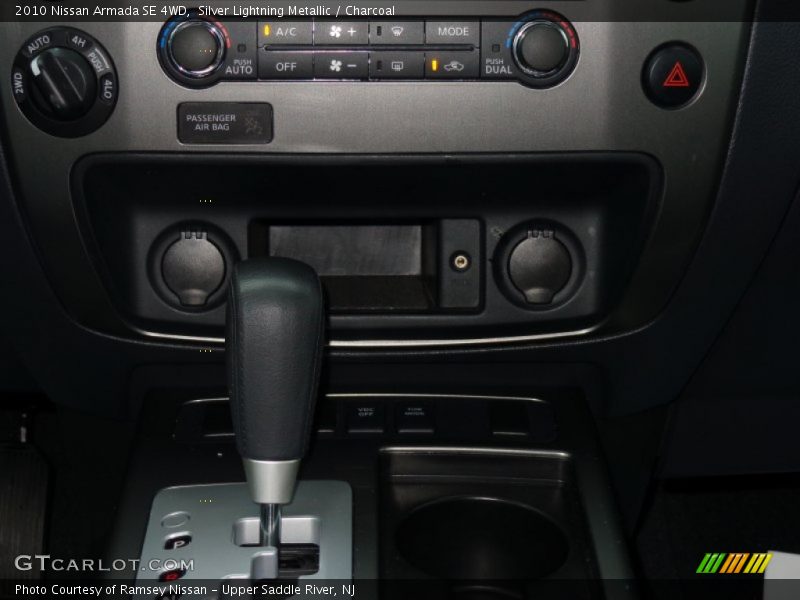 Silver Lightning Metallic / Charcoal 2010 Nissan Armada SE 4WD