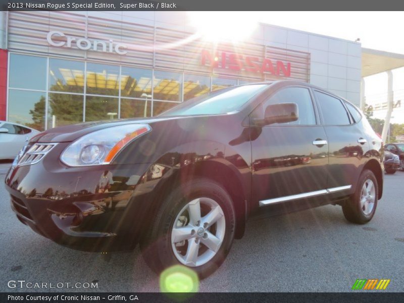 Super Black / Black 2013 Nissan Rogue S Special Edition