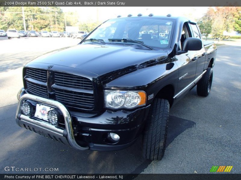Black / Dark Slate Gray 2004 Dodge Ram 2500 SLT Quad Cab 4x4