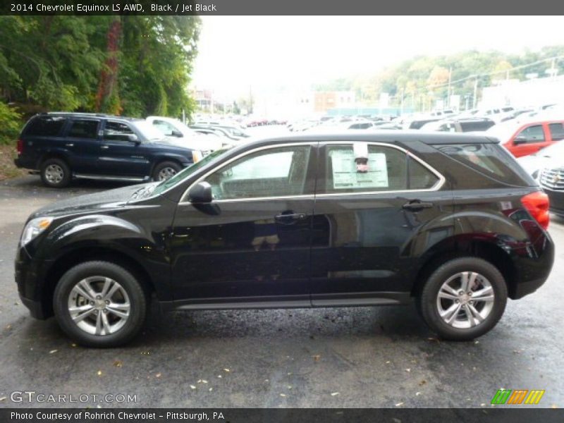 Black / Jet Black 2014 Chevrolet Equinox LS AWD