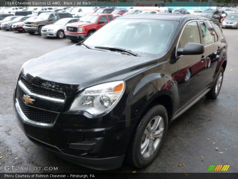 Black / Jet Black 2014 Chevrolet Equinox LS AWD