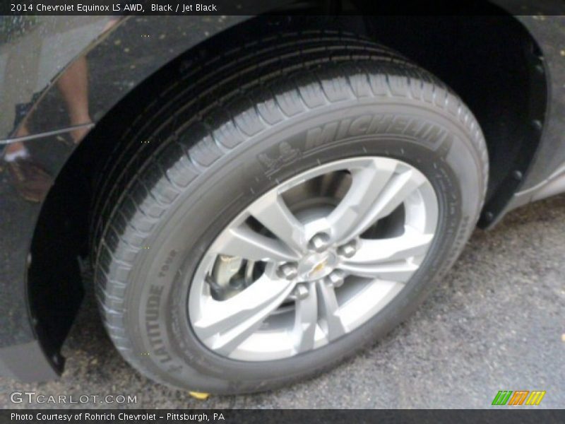 Black / Jet Black 2014 Chevrolet Equinox LS AWD
