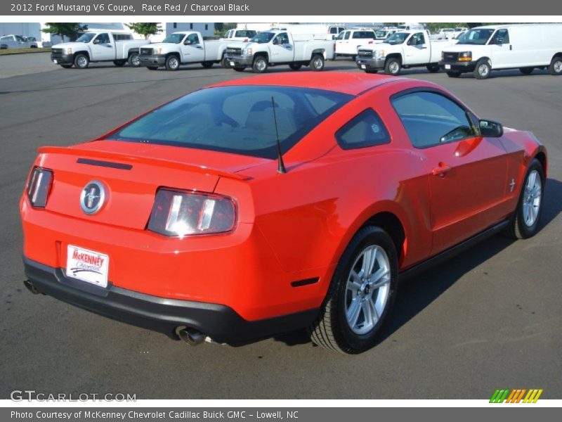 Race Red / Charcoal Black 2012 Ford Mustang V6 Coupe