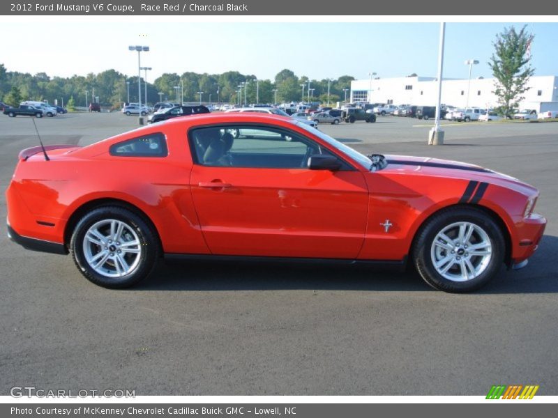 Race Red / Charcoal Black 2012 Ford Mustang V6 Coupe