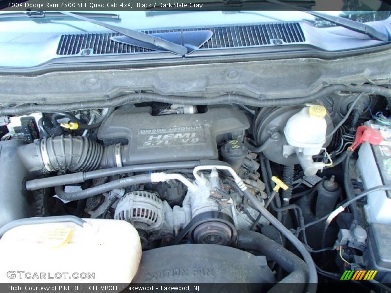 Black / Dark Slate Gray 2004 Dodge Ram 2500 SLT Quad Cab 4x4