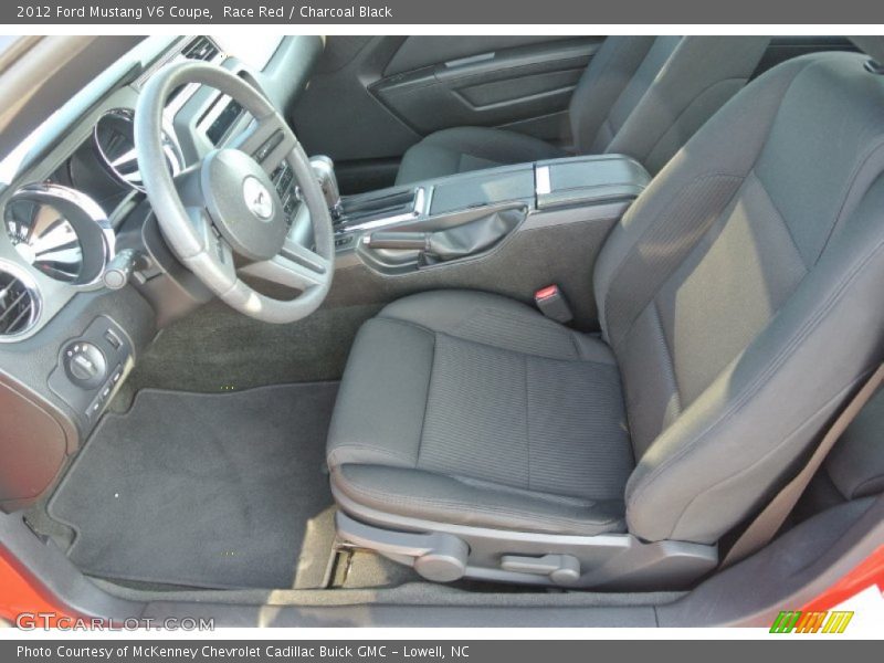 Race Red / Charcoal Black 2012 Ford Mustang V6 Coupe