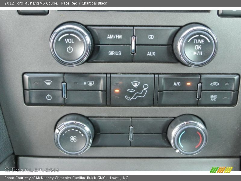Race Red / Charcoal Black 2012 Ford Mustang V6 Coupe