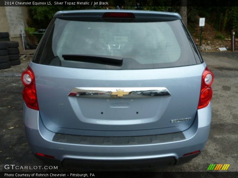 Silver Topaz Metallic / Jet Black 2014 Chevrolet Equinox LS