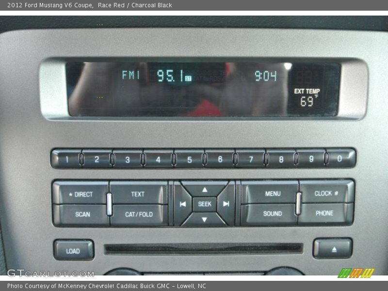 Race Red / Charcoal Black 2012 Ford Mustang V6 Coupe