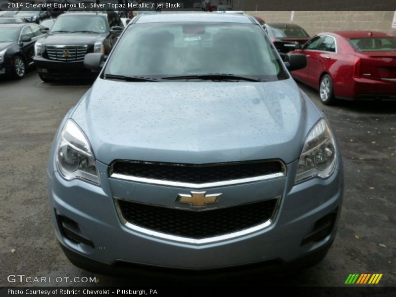 Silver Topaz Metallic / Jet Black 2014 Chevrolet Equinox LS