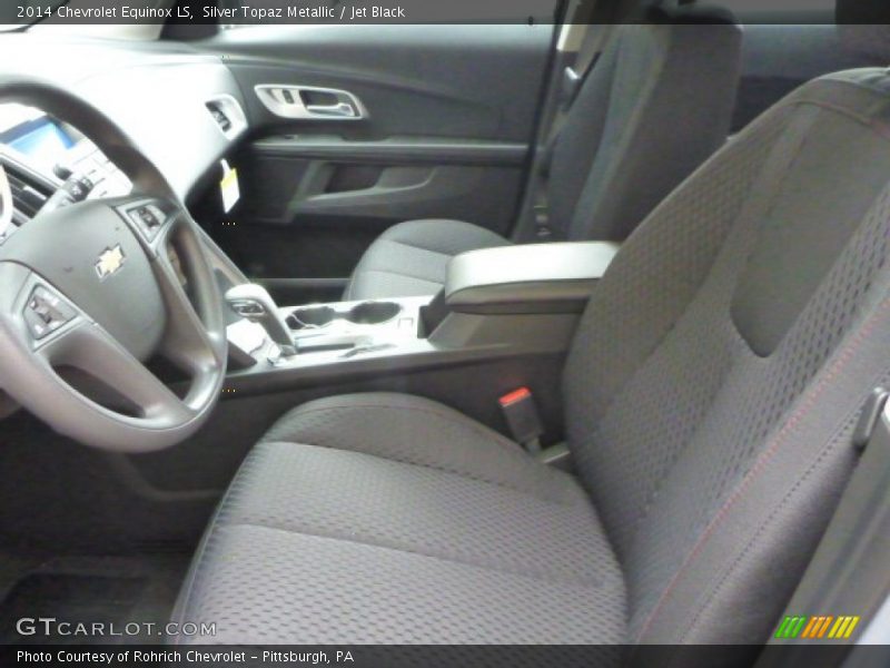 Silver Topaz Metallic / Jet Black 2014 Chevrolet Equinox LS
