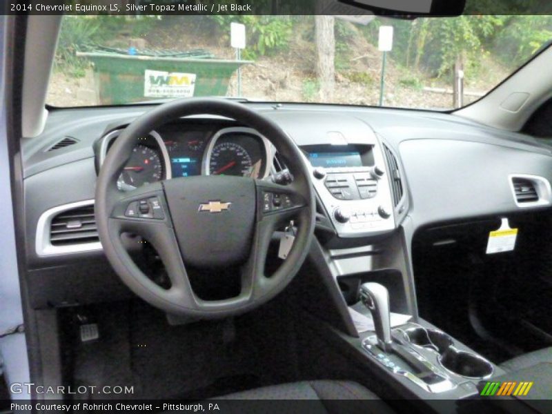 Silver Topaz Metallic / Jet Black 2014 Chevrolet Equinox LS